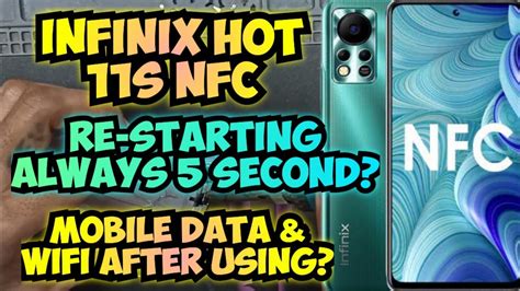 Infinix Hot S Nfc Always Re Starting When Using Mobile Data Or Wifi Log And Slow Application