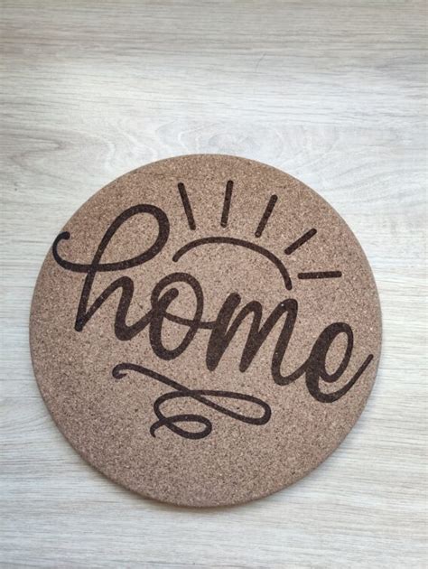 Dessous De Plat En Li Ge Motif Home