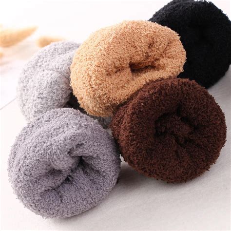 Buy Cosy Bed Socks Mens Fluffy Home Sock Thick Indoor Winter Warm Soft