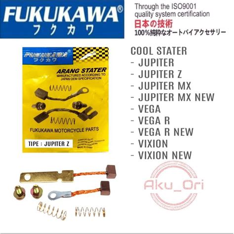 Jual Set Cool Stater Jupiter Z Fukukawa Arang Areng Dinamo Stater