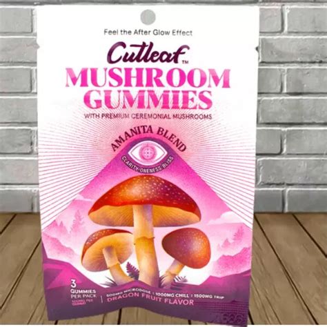 Cutleaf Mushroom Gummies Amanita Blend 1500mg Tenvape