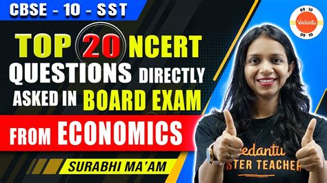 Most Important Ncert Questions Class Economics Guaranteed