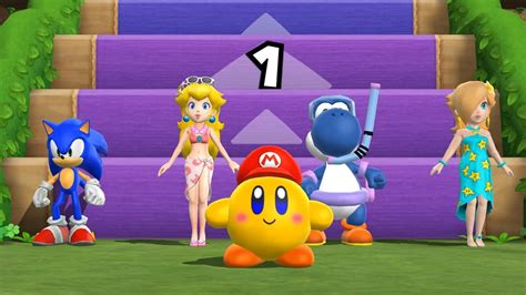 Step It Up Series Wins Battle Sonic Vs Peach Vs Yoshi Vs Rosalina