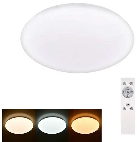 Brilagi Led Dimbare Plafondlamp Milky Led W V Rc K