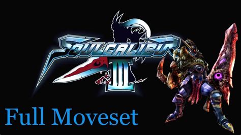 Nightmare Full Moveset Soulcalibur 3 Youtube