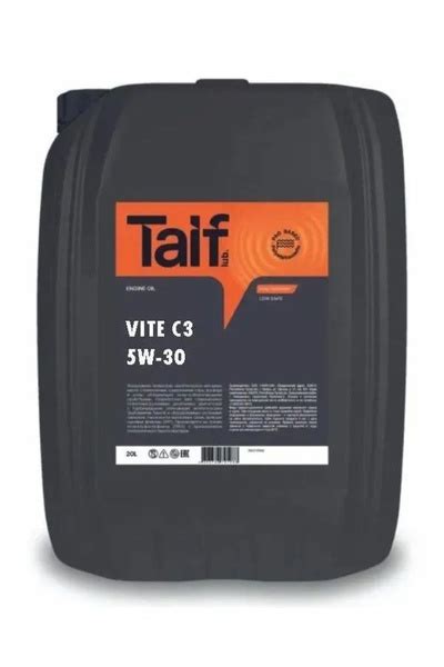 Масло моторное TAIF 5W-30 Синтетическое - купить в интернет-магазине ...