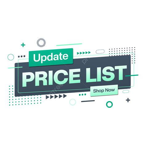 Price List Design Png Image Update Price List Tag Design Update Price