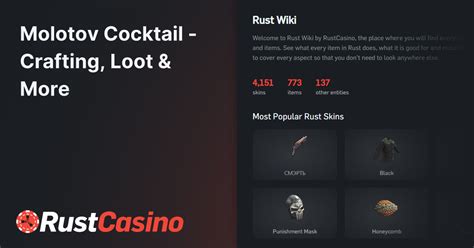 Molotov Cocktail - Crafting, Loot & More