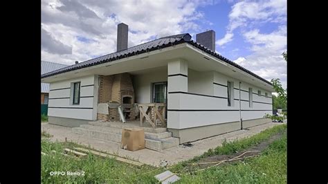 Нанесение декоративной штукатурки Ceresit CT174 на фасады дома с ...