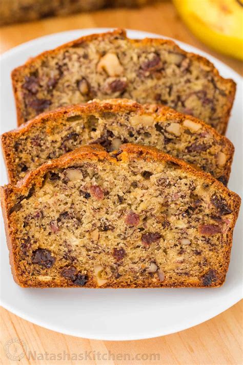 Moist Banana Bread Recipe (VIDEO) - NatashasKitchen.com