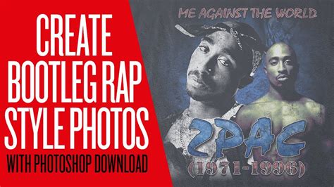 Create 90s Bootleg Rap T Shirts Using Selective Color Quick Photoshop