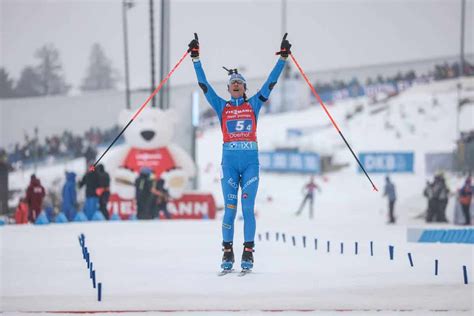 Biathlon Oberhof les Italiennes pour la première fois championnes