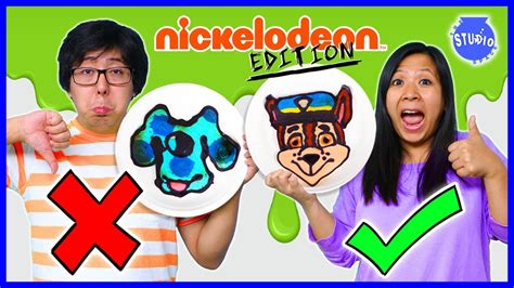 Pancake Art Challenge Nickelodeon Edition Learn How To Do Diy Pancake Art Youtube