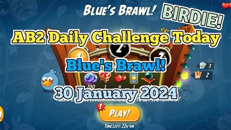 Angry Birds 2 Ab2 Daily Challenge Today Blues Brawl Birdie 2 3 4 Rooms Youtube