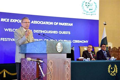 President Dr Arif Alvi Addressing The Biryani Festival Organized By