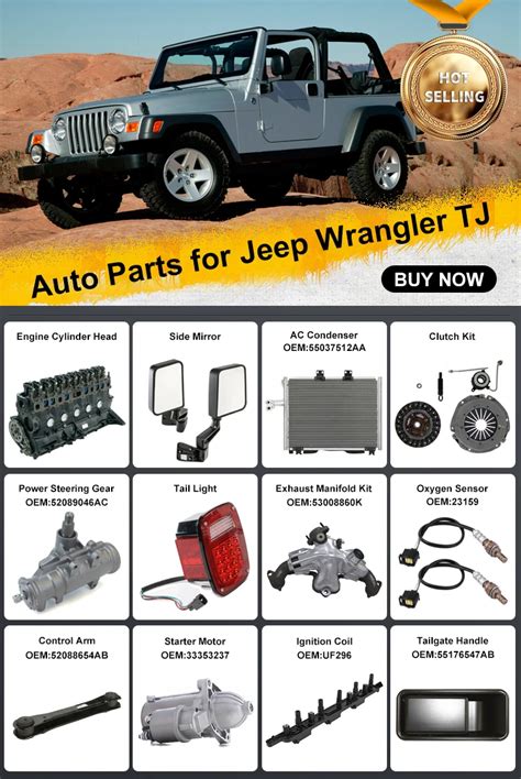 Jeep Wrangler Spare Parts In India