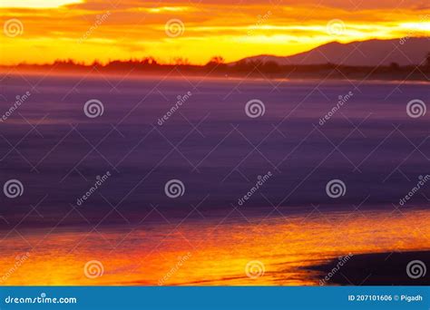 Santa Catarina Beach Praia Do Rosa Sunset Stock Photo Image Of