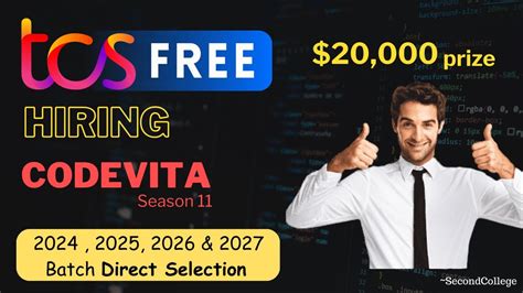 Tcs Codevita Season Tcs Free Hiring For Tcs