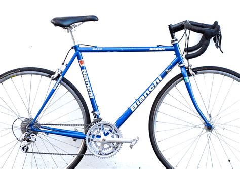 Bianchi Eros Vintage Steel Road Bike with Campagnolo Mirage blue - HASH | Used Bikes for Sale ...