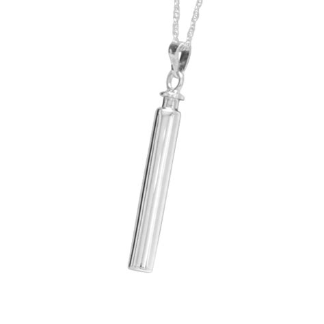 Modern Cylinder Cremation Pendant