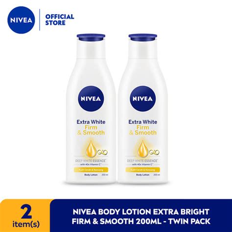 Promo Nivea Body Lotion Extra Bright Firm Smooth Ml Twin Pack