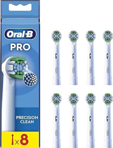 Oral B Genuine Precision Clean Replacement White Toothbrush Heads Refills Electric Toothbrush