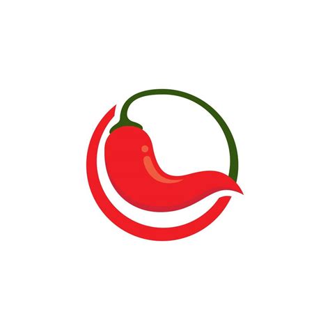 Chili Logo Vector Spicy Food Symbol Template 7258386 Vector Art At Vecteezy