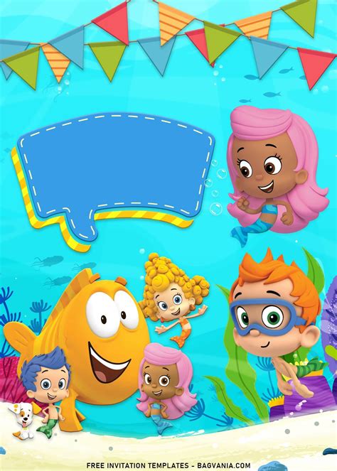 Bubble Guppies Templates