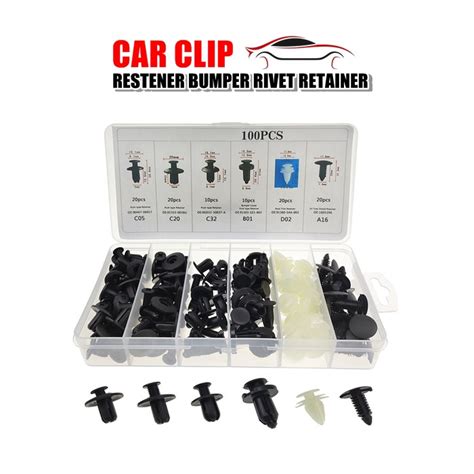 Car Body Retainer Auto Fasteners Plastic Clips Push Pin Rivet