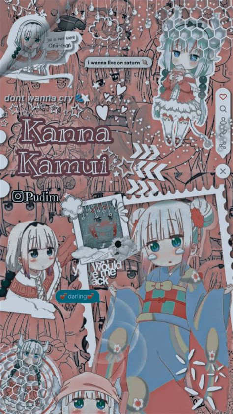 Download Cute And Energetic School Girl Kanna Kamui Wallpaper