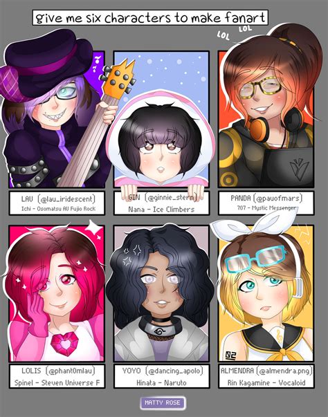 [Meme] SIX FANARTS PART 1 by MatryMatsuKim on DeviantArt