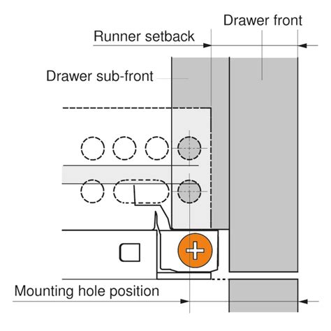 Blum H B Tandem Plus Blumotion H Full Ext Drawer Slide For