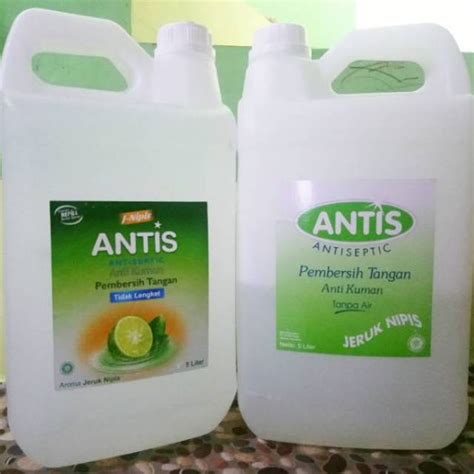 Jual Antis Hand Sanitizer Jerigen L Gel Spray Shopee Indonesia