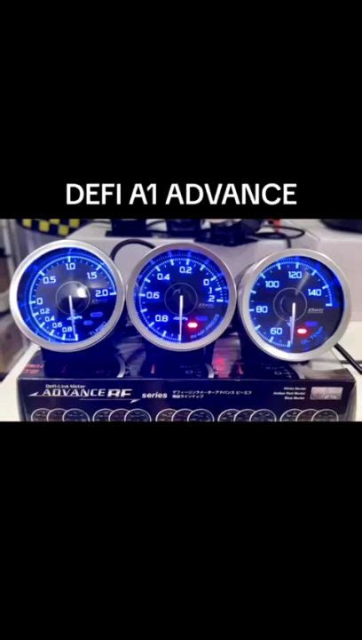 Defi Advance A1 Meter RGB Colors 60mm OEM Gauge Water Oil Temp Turbo