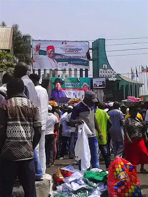 Sexytatafo President Goodluck Jonathan At Owerri Today 2015 Election