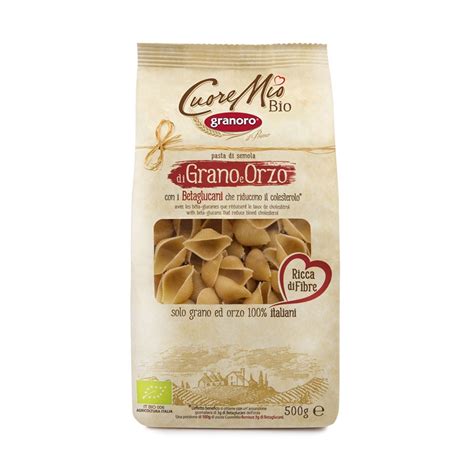 Conchiglie Rigate N Cuore Mio Bio Shop Granoro Vendita Online Pasta