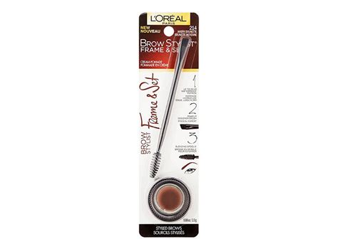 Ripley POMADA DE CEJAS L ORÉAL PARIS MAQUILLAJE BROW STYLIST FRAME SET TONO WARM BRUNETTE 0