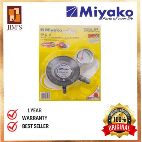 Jual MIYAKO RM201M REGULATOR METER KOMPOR GAS Shopee Indonesia