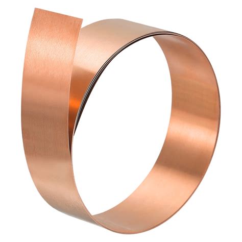 Uxcell Copper Thin Foil Roll Sheet 0 1x20x1000mm Pure Copper Foil