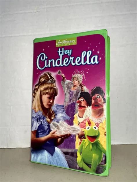 Hey Cinderella Vhs Video Tape Jim Henson Muppets Clamshell Kermit