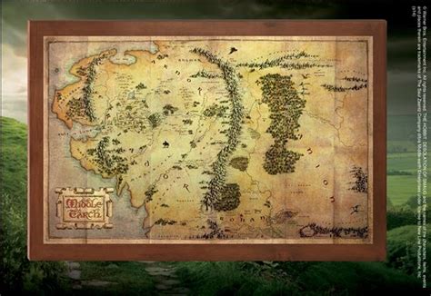 Middle Earth Map Hobbiton Angela Maureene