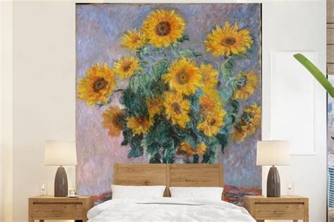 Papier Peint Papier Peint Photo Bouquet De Tournesols Tableau De