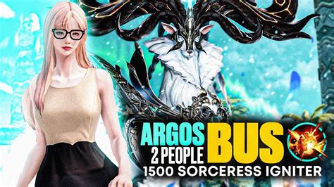 [lost Ark] 1500 Igniter Sorceress 2 Man Argos Bus Youtube