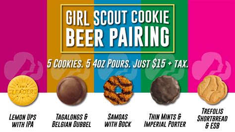 Girl Scout Cookie Beer Pairing — Tidal Brewing Company