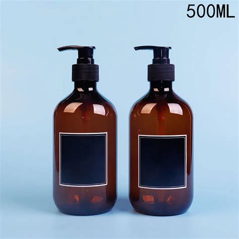 Botellas dispensadoras de jabón de 500ml para cocina baño contenedor