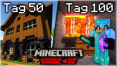 Ich Habe 100 Tage In Minecraft Hardcore überlebt Und Das Ist Passiert