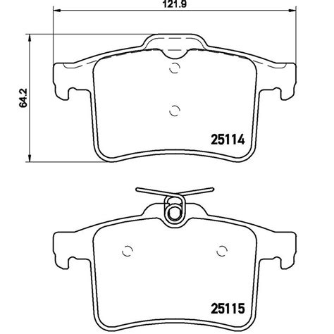 Jaguar Disc Brake Pad Kit Front And Rear Low Met C D Brembo