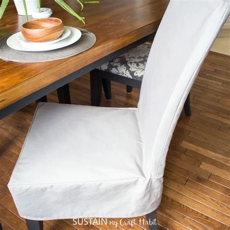 How To Make Dining Chair Covers Free Pattern Sustain My Craft Habit