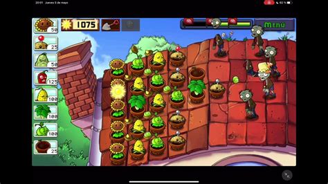 Plants VS Zombies Tejado Nivel 7 Fácil Y Rápido YouTube