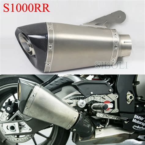 Slip On Exhaust For Bmw S1000rr 2015 2016 2017 Years 60mm Inlet